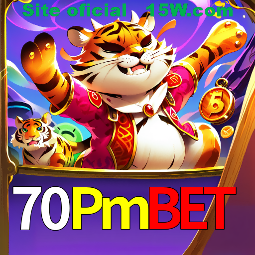 Imagem promocional da 70Pmbet mostrando a plataforma e suas vantagens